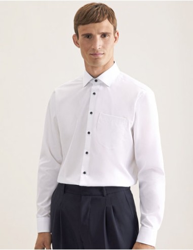 SEI-193690-Mens Shirt Poplin Regular Fit Long Sleeve